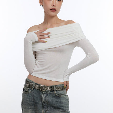 elegant-shirred-off-shoulder-top-cn401